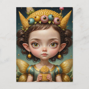 Cute Corny Fairy Postcard