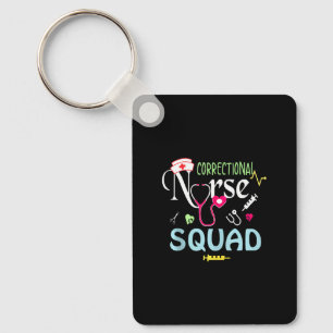 Cute Correctional Nurse Squad For Nursing Week Key Ring