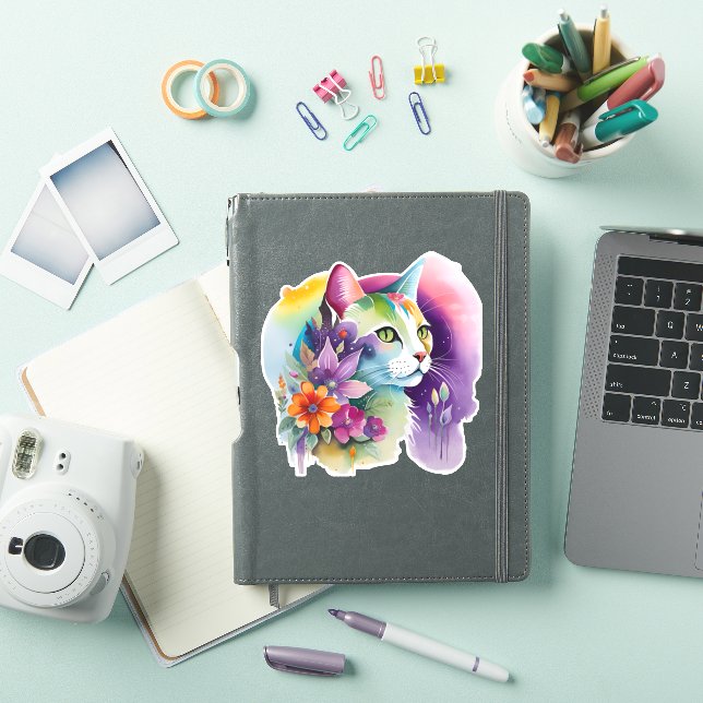 Cute cosmic bohemian cat   (iPad Cover)