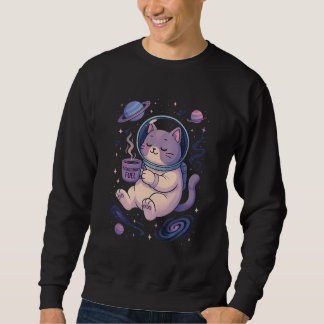 Cute Cosmic Cat Art | Meowstronaut Fuel Mug & Tee