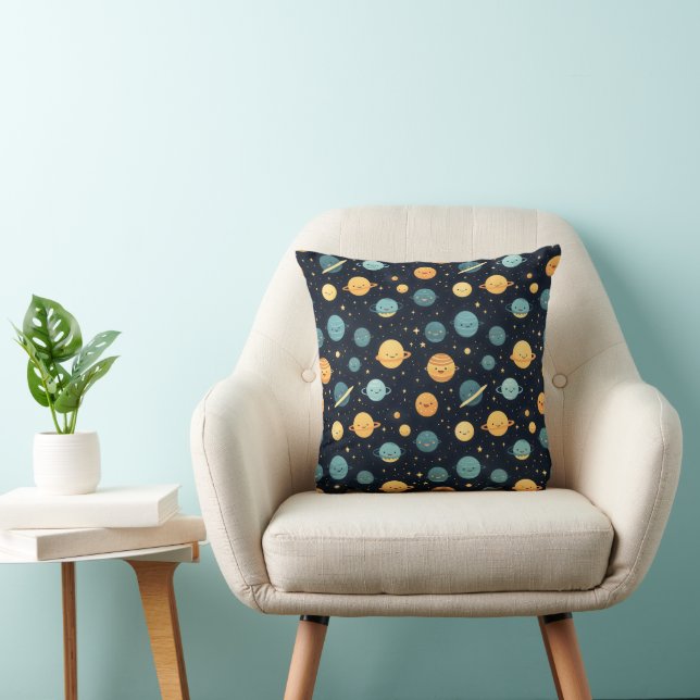 Cute Cosmos Pattern Cushion (Chair)