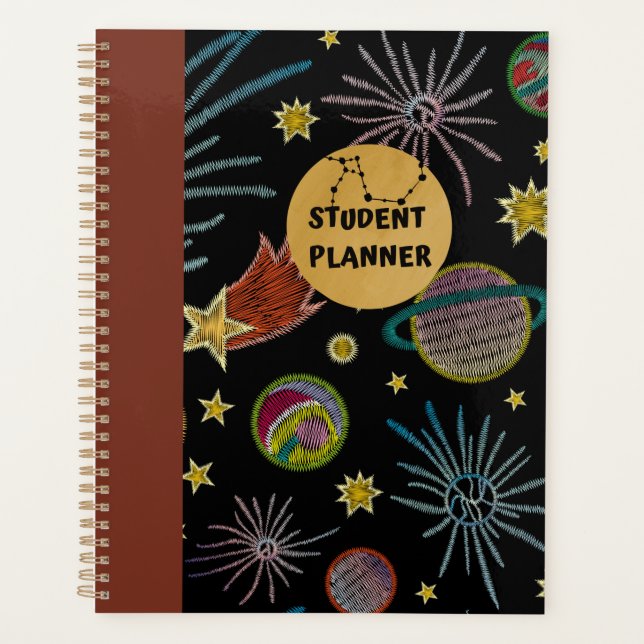 CUTE COSMOS STUDENT WEEKLY PLANNER (Front)