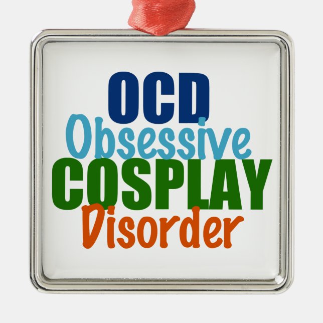 Cute Cosplay Metal Ornament (Front)