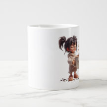 Cute Cosy Girl Coffee Mug – Gift for Her