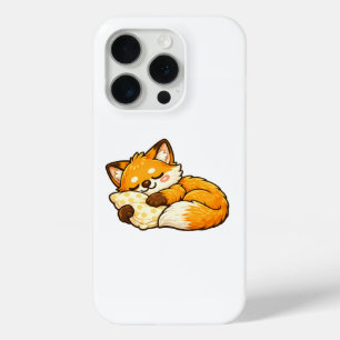 Cute Cosy Sleeping Fox iPhone 15 Pro Case