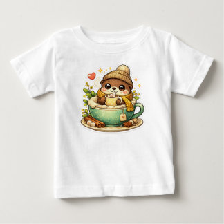 Cute Cosy Sloth Coffee Lover T-Shirt