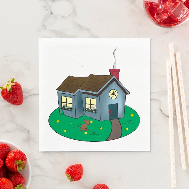 Cute Cottage Home Napkin (Creator Uploaded)
