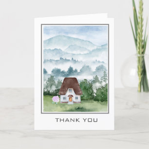Cute Cottage Realtor or Mortgage Thank You Card