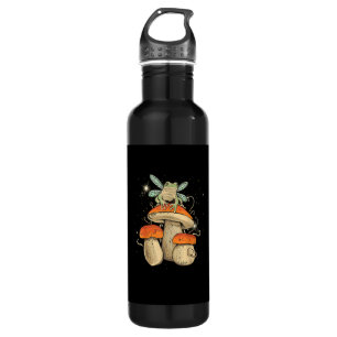 Cute Cottagecore Aesthetic Mushroom Frog Goblincor 710 Ml Water Bottle