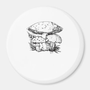 Cute Cottagecore Aesthetic Mushroom Fungi Goblinco Magnet