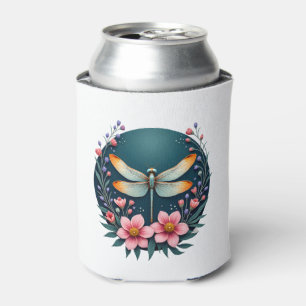 Cute Cottagecore Floral Dragonfly Aesthetic Girls Can Cooler