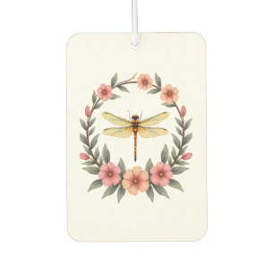 Cute Cottagecore Floral Dragonfly Aesthetic Girls Car Air Freshener