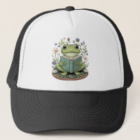 Cute Cottagecore Floral Frog Aesthetic Nature