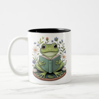 Cute Cottagecore Floral Frog Aesthetic Nature