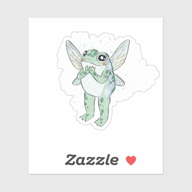 Cute Cottagecore Winged Froggy Design (Sheet)