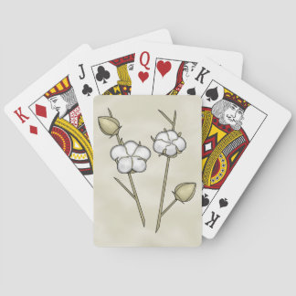 Cute Cotton Boll Playing Cards