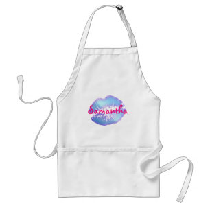 Cute Cotton candy color blue and pink Standard Apron