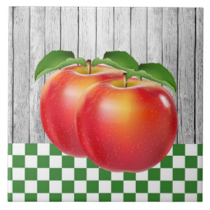 cute Country apple kitchen Ceramic Tile