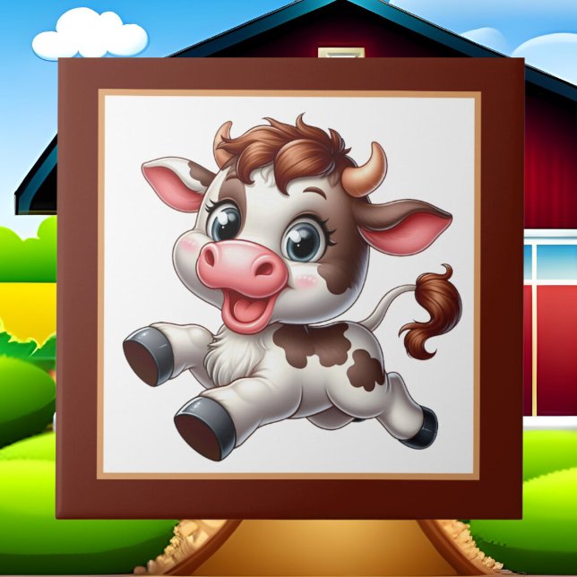 Cute Country cow lovers Ceramic Tile (Creator Uploaded)