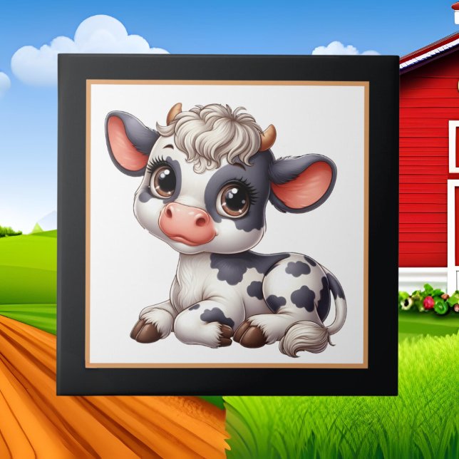 Cute Country cow lovers Ceramic Tile (Creator Uploaded)