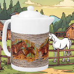 cute Country horse lovers<br><div class="desc">cute Country horse lovers teapot</div>