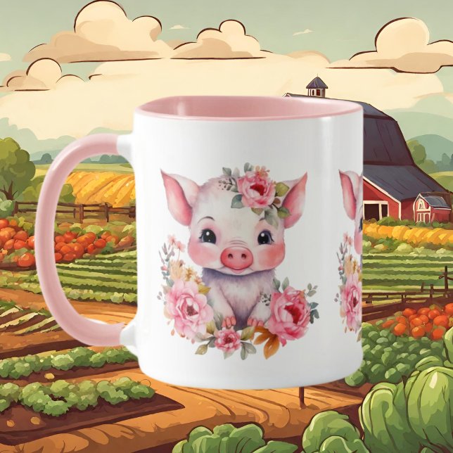 Cute Country pig lovers Mug (Creator Uploaded)