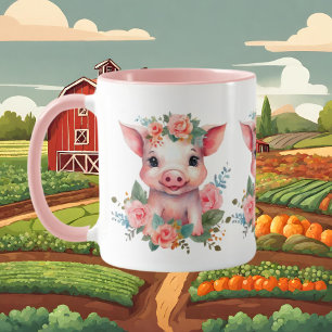 Cute Country pig lovers Mug