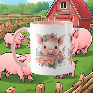 Cute Country pig lovers  Mug