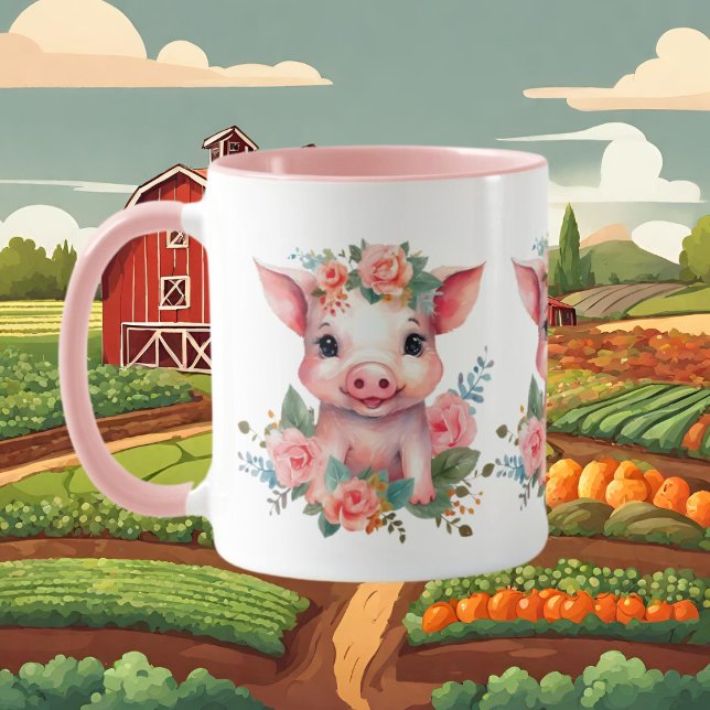 Cute Country pig lovers Mug (Creator Uploaded)