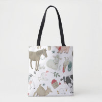 Cute Country Rustic Farmhouse Barn Animals