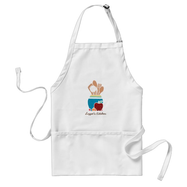 Cute Country Style Kitchen Utensils With Name Standard Apron (Front)