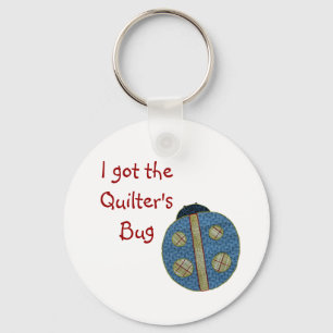 Cute Country Style Quilting Ladybug Key Ring