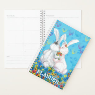 Cute Couple Bunny Planner