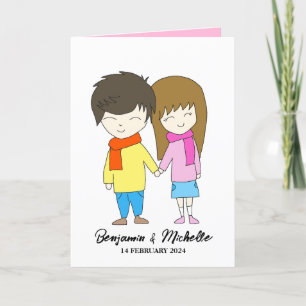 Cute Couple Card for Valentine's or Anniversaries
