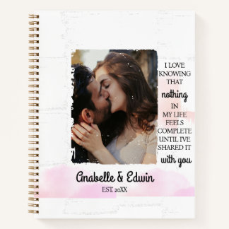 Cute Couple Custom Photo Journals