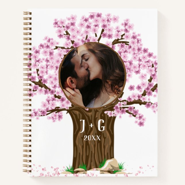 Cute Couple Custom Photo Journals  (Front)