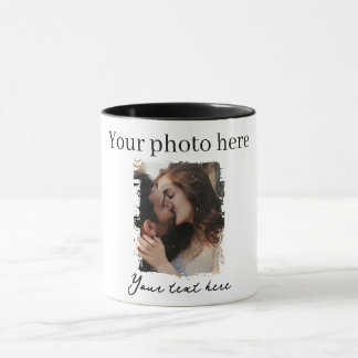 Cute Couple Custom Photo Mug