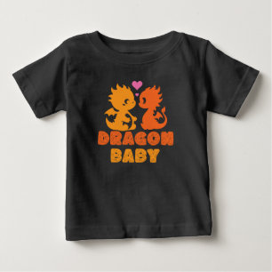 Cute Couple Dragon Baby T-Shirt