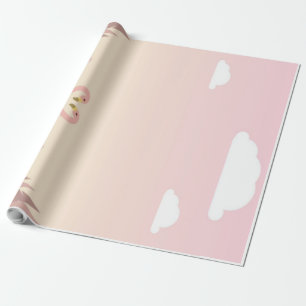 Cute Couple Flamingo Birds Gifts Lover Wrapping Paper