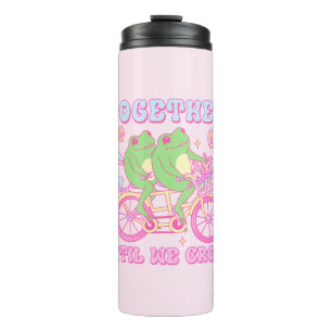 Cute Couple Frog - Together Until We Croak Thermal Tumbler