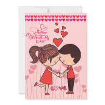 Cute Couple Love Happy Valentine's Day Card