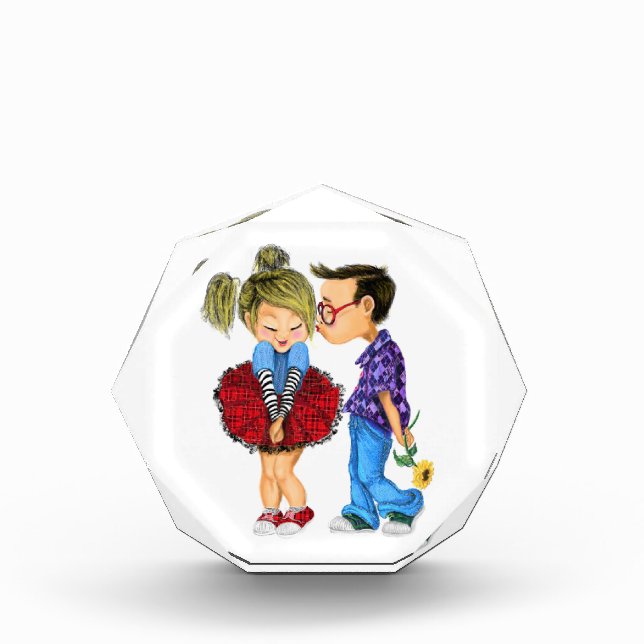 Cute Couple Photo Block Your Love Gift (Front)