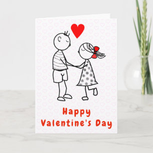 Cute Couple Romantic Valentine's Day Card