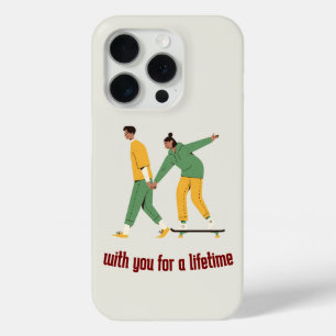 Cute Couple Valentine's Day iPhone 15 Pro Case