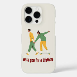 Cute Couple Valentine's Day iPhone 16 Pro Case