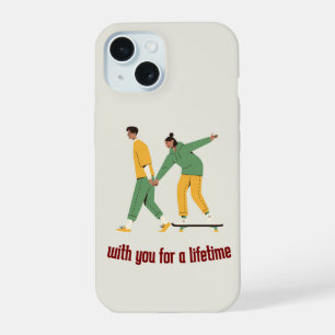 Cute Couple Valentine's Day iPhone 15 Case