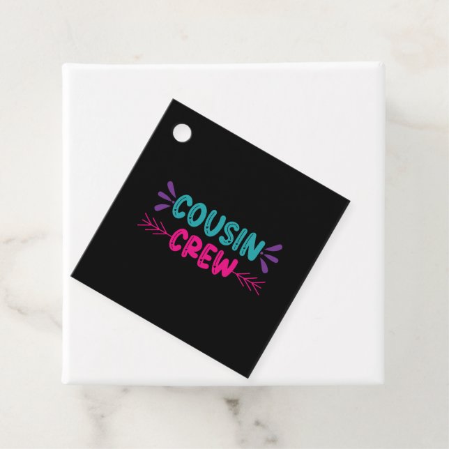 Cute Cousin Crew Favour Tags (In Situ)