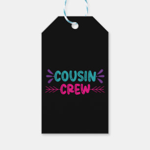 Cute Cousin Crew Gift Tags