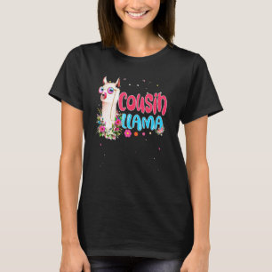 Cute Cousin Llama Mother's Day Women Birthday T-Shirt