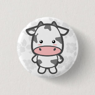 Cute Cow 3 Cm Round Badge